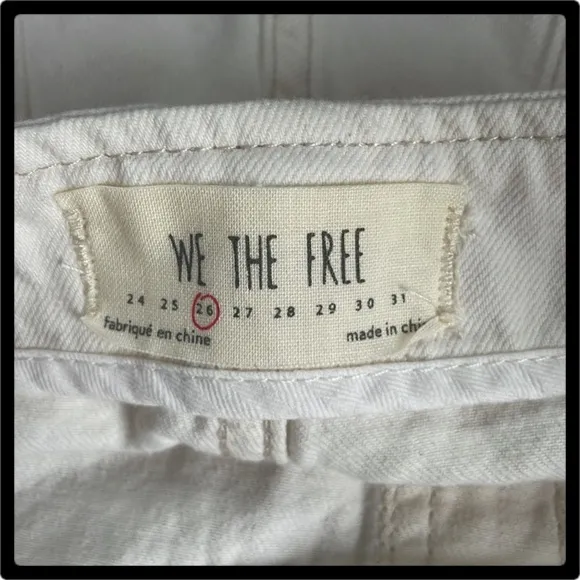 ❤️❤️Free People Strappy Shortalls White Short Overalls Sz 26