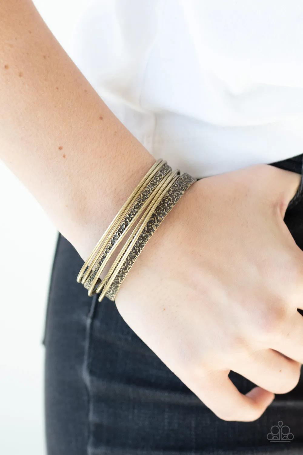 Full Circle Brass Bracelet