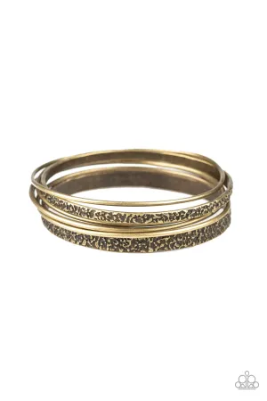 Full Circle Brass Bracelet