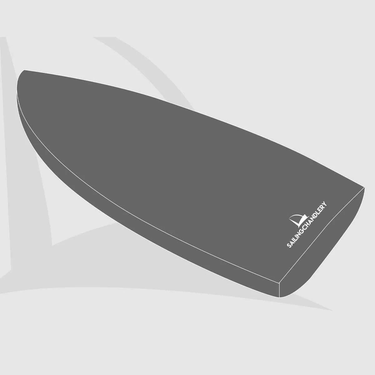 GP14 Boat Cover - PVC Grey - Mast Down