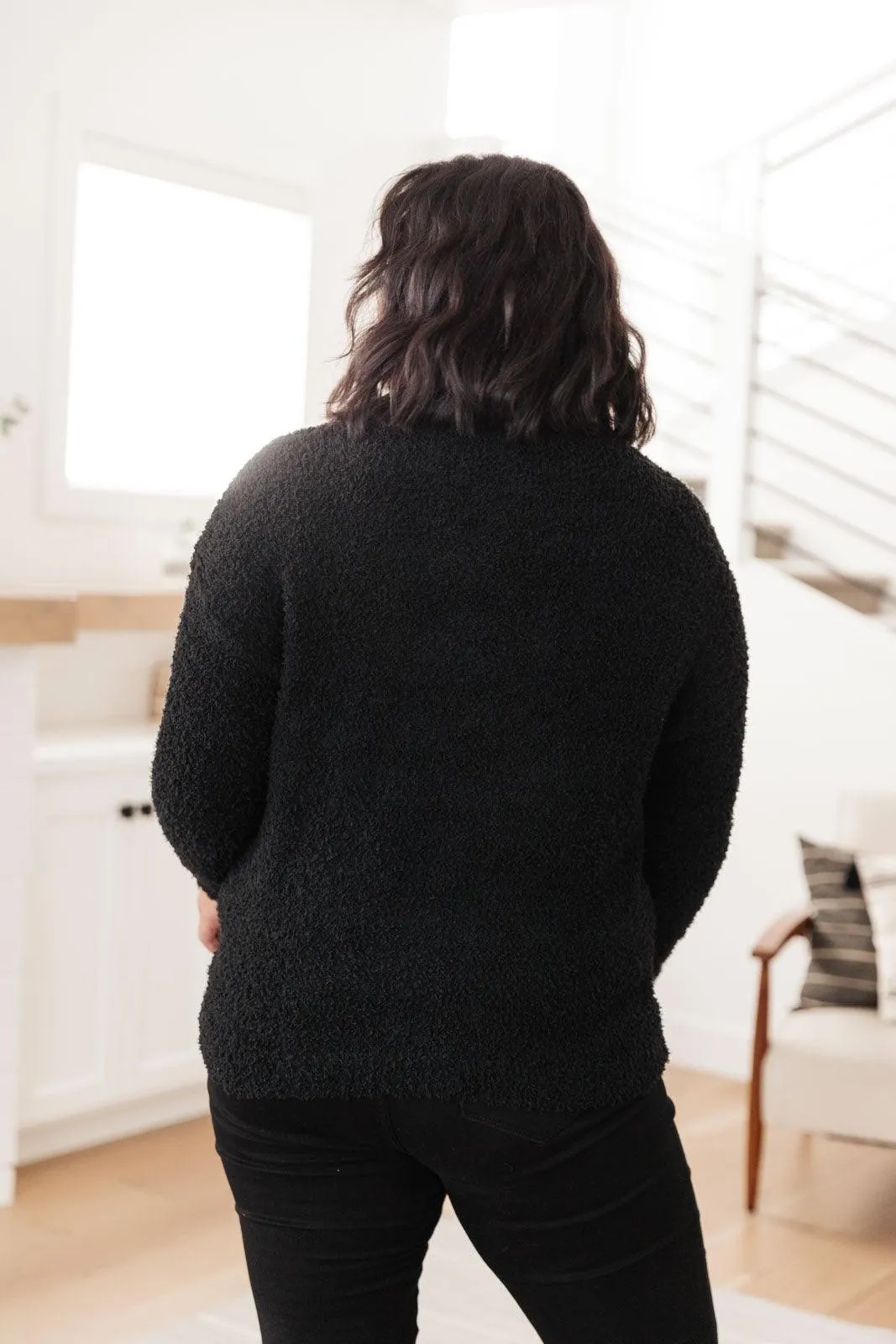 Hazel Blues® | Knit Your Love Sweater in Black