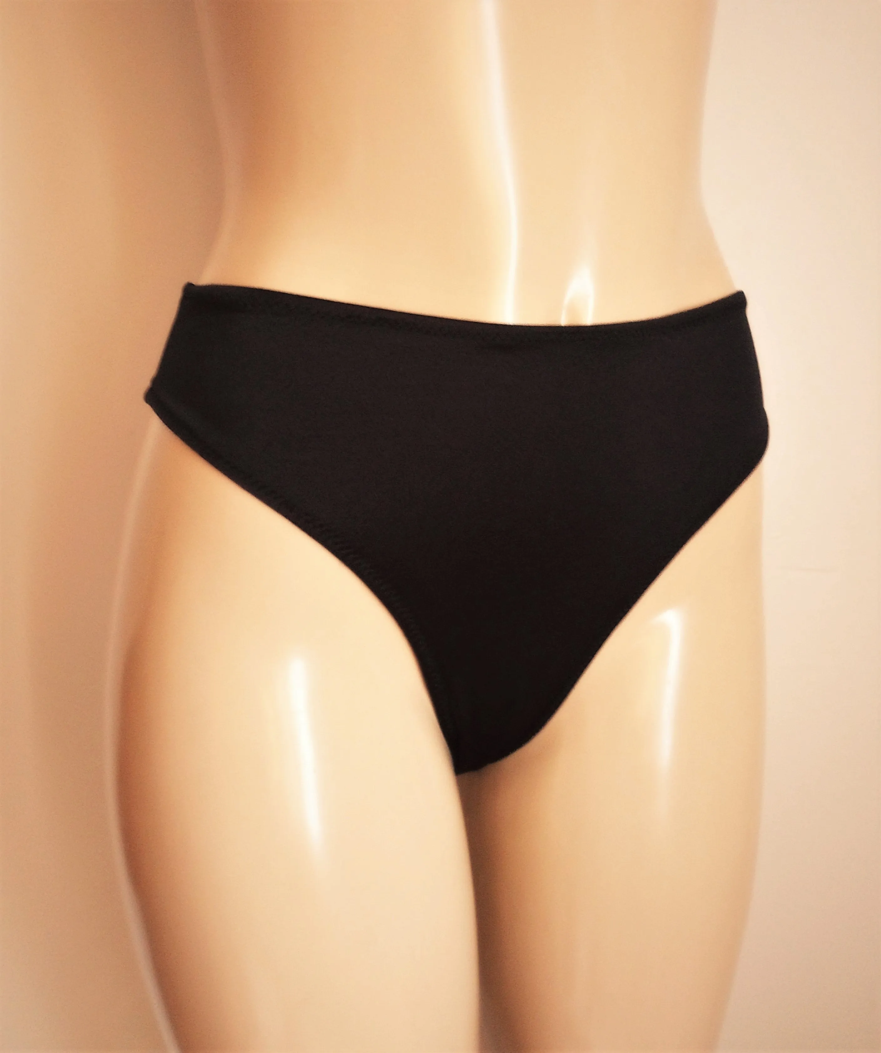 High Waisted Cheeky Bikini Bottom
