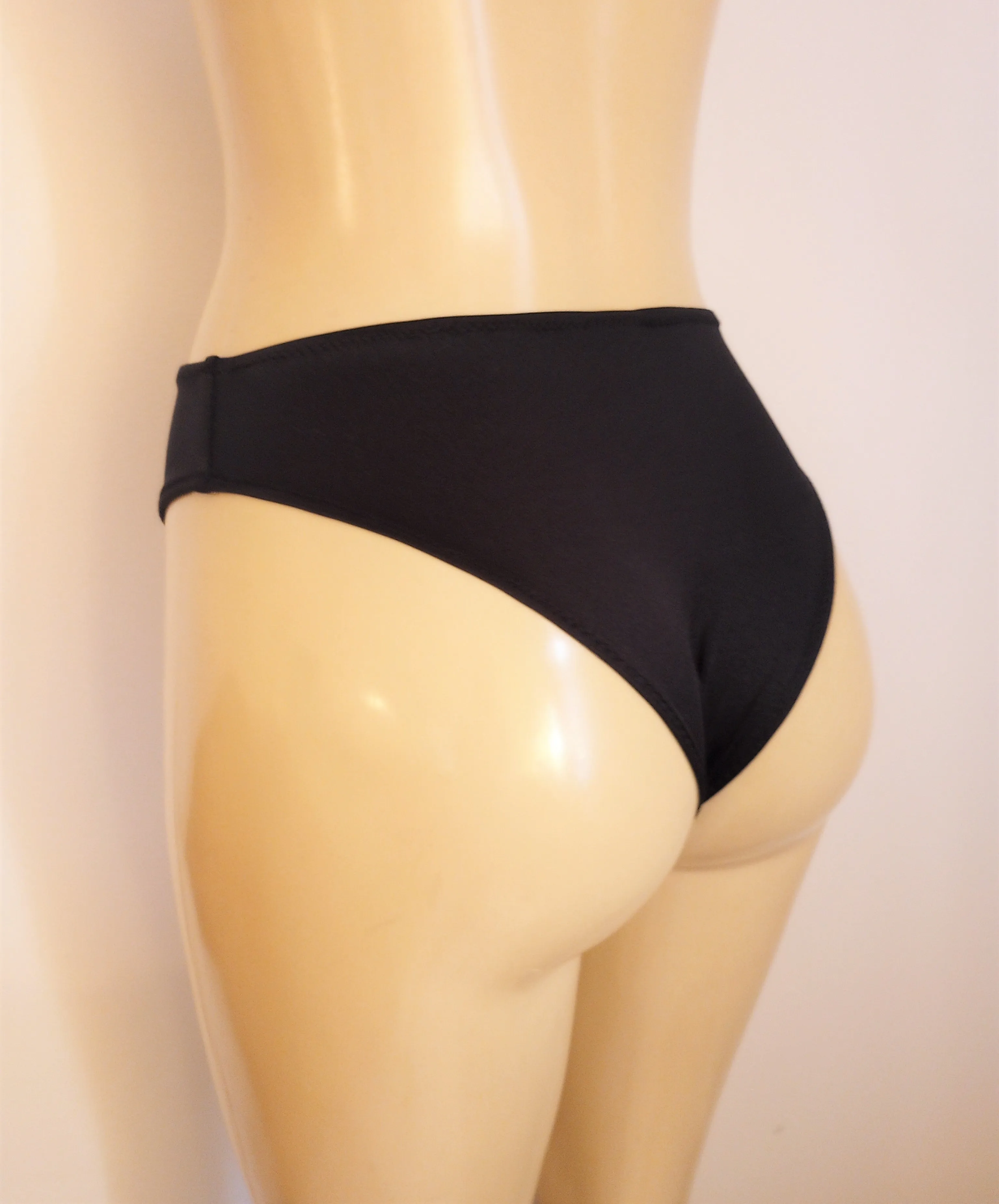 High Waisted Cheeky Bikini Bottom