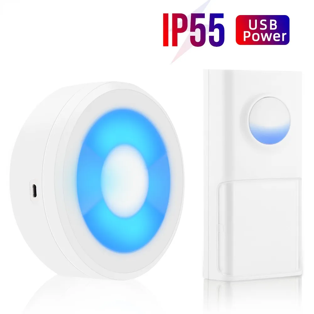 Homlly IP55 Wireless Waterproof Home Doorbell With 58 Melodies
