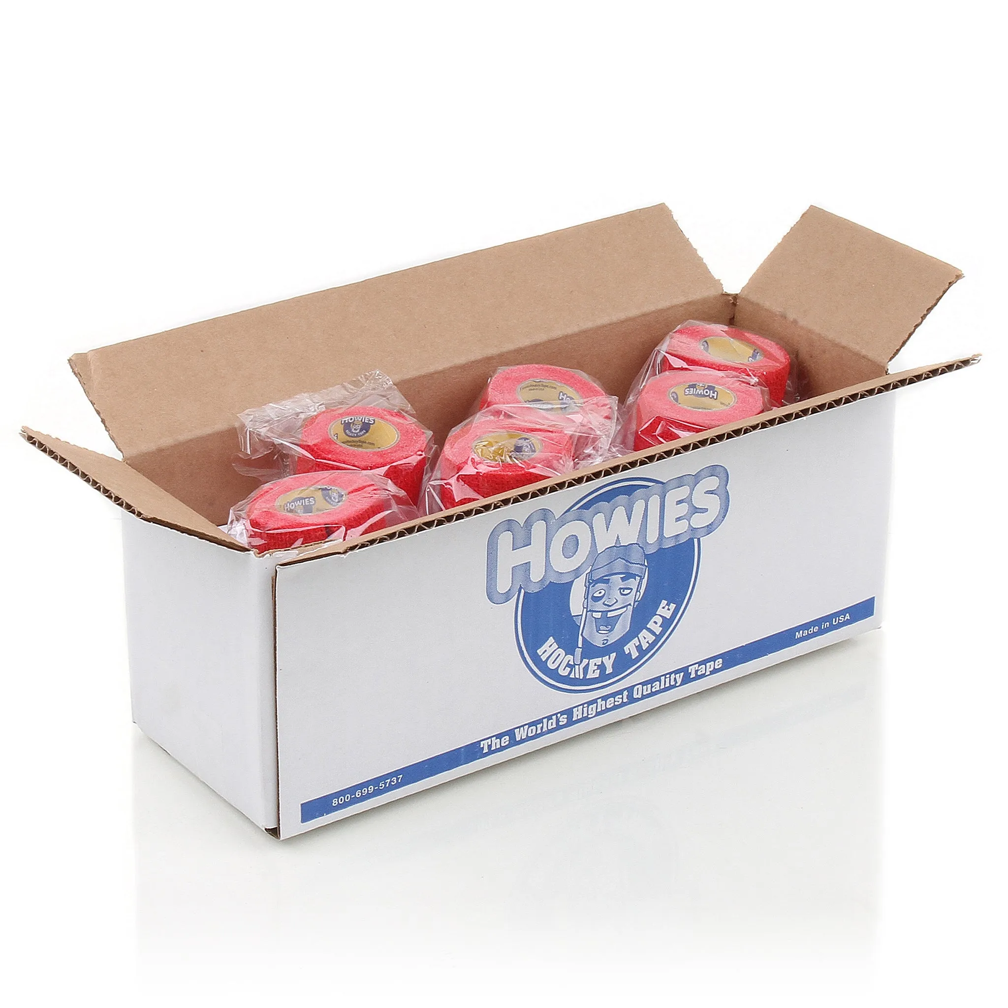 Howies Red Stretchy Grip Hockey Tape