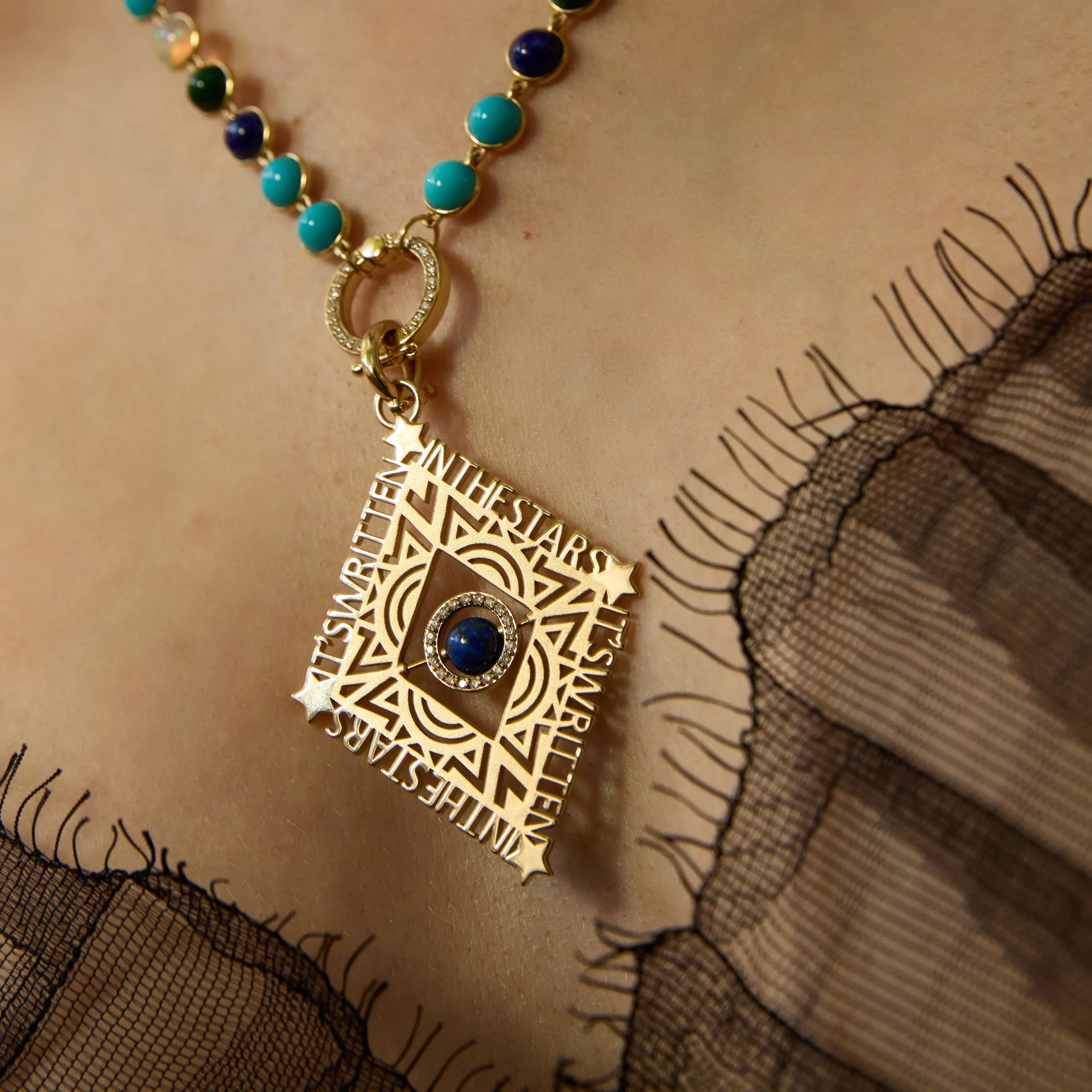 It’s Written in the Stars Flip pendant