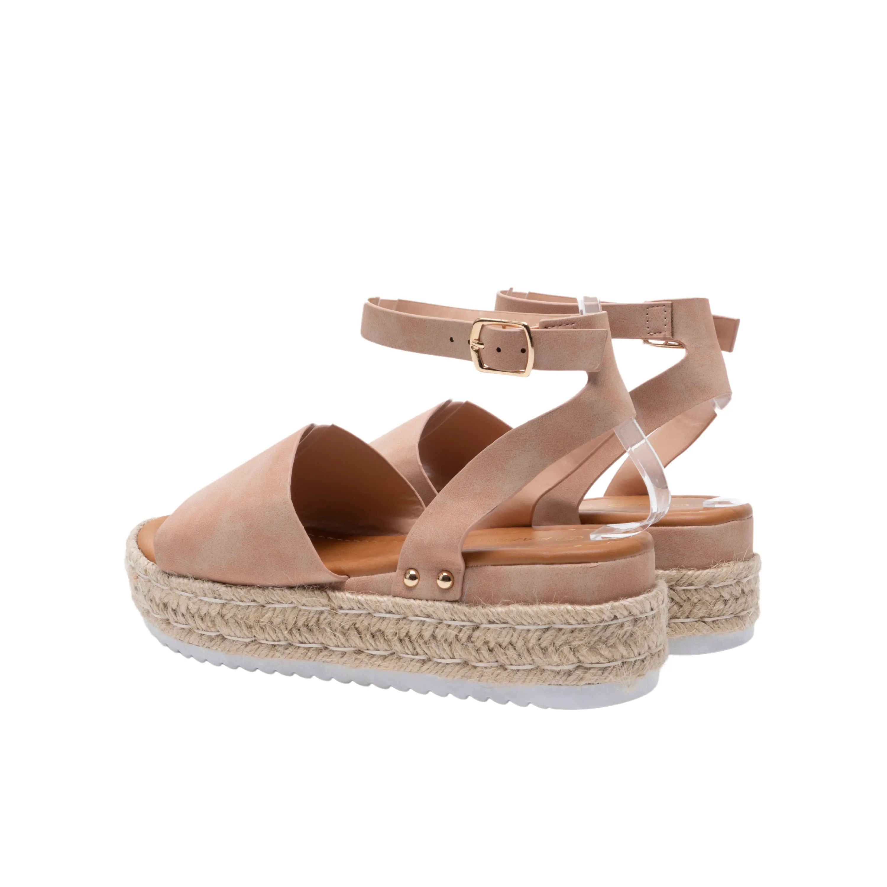 IVACHY Women's espadrille sandals- Platform Wedges- Ankle Strap- VEGAN -Ladies UK Size 3 to 7.5 BG-735