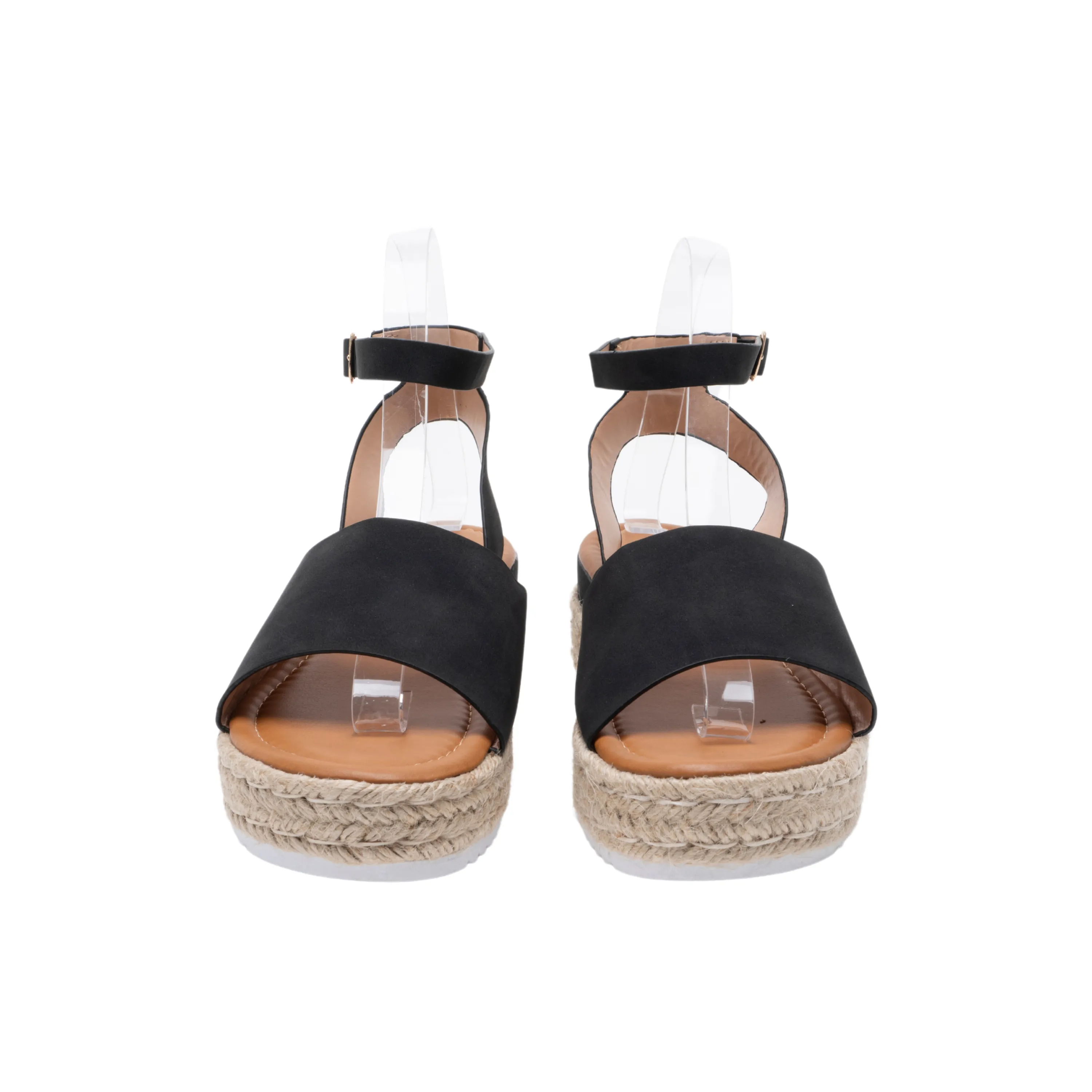 IVACHY Women's espadrille sandals- Platform Wedges- Ankle Strap- VEGAN -Ladies UK Size 3 to 7.5 BG-735
