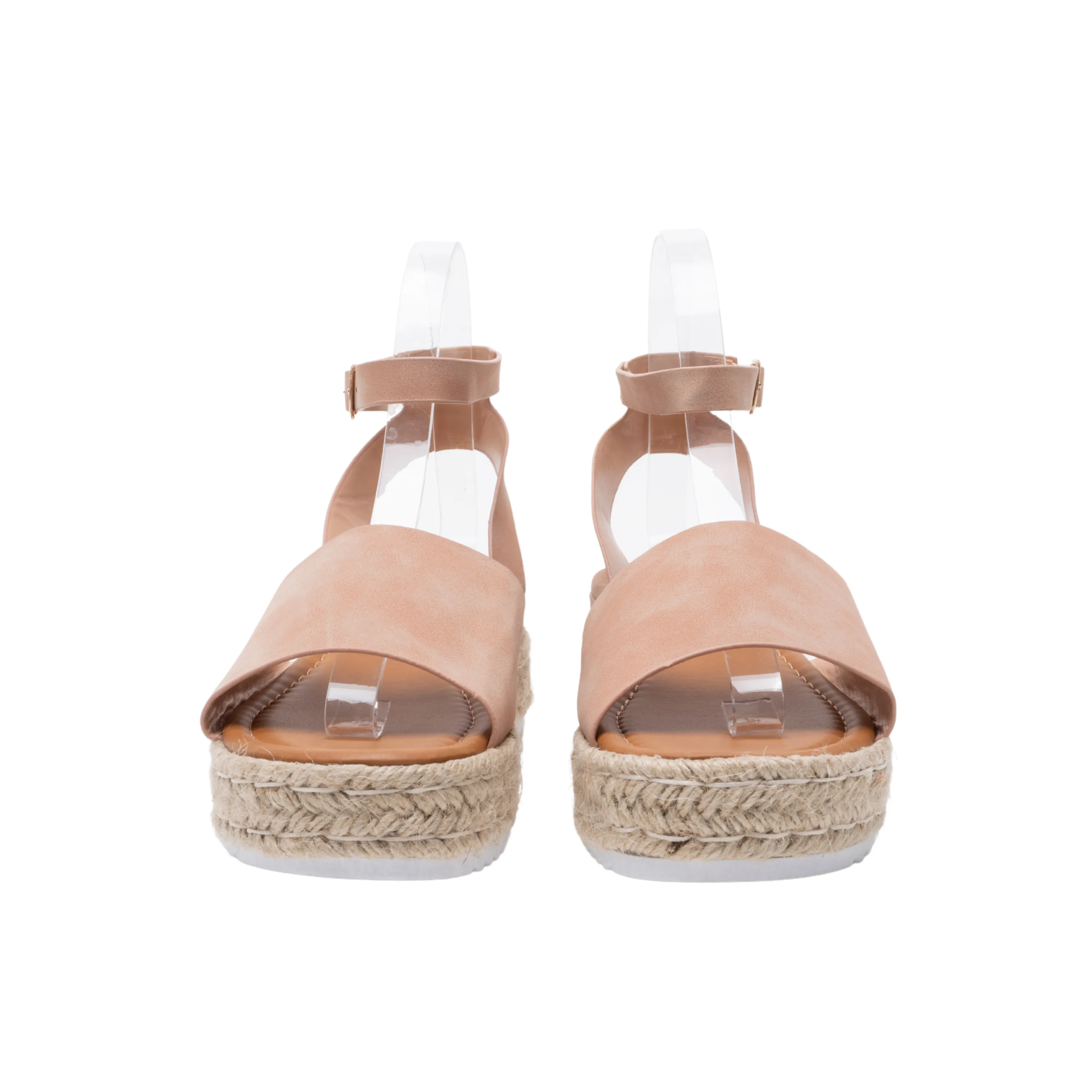 IVACHY Women's espadrille sandals- Platform Wedges- Ankle Strap- VEGAN -Ladies UK Size 3 to 7.5 BG-735