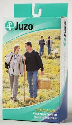 Juzo 3512 AD Dynamic Unisex Closed Toe Knee Highs w/ Silicone Top Band 30-40 mmHg