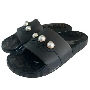 Karl Lagerfeld Paris Taja Rhinestone slides 5