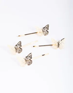 Kids Butterfly Hair Pins