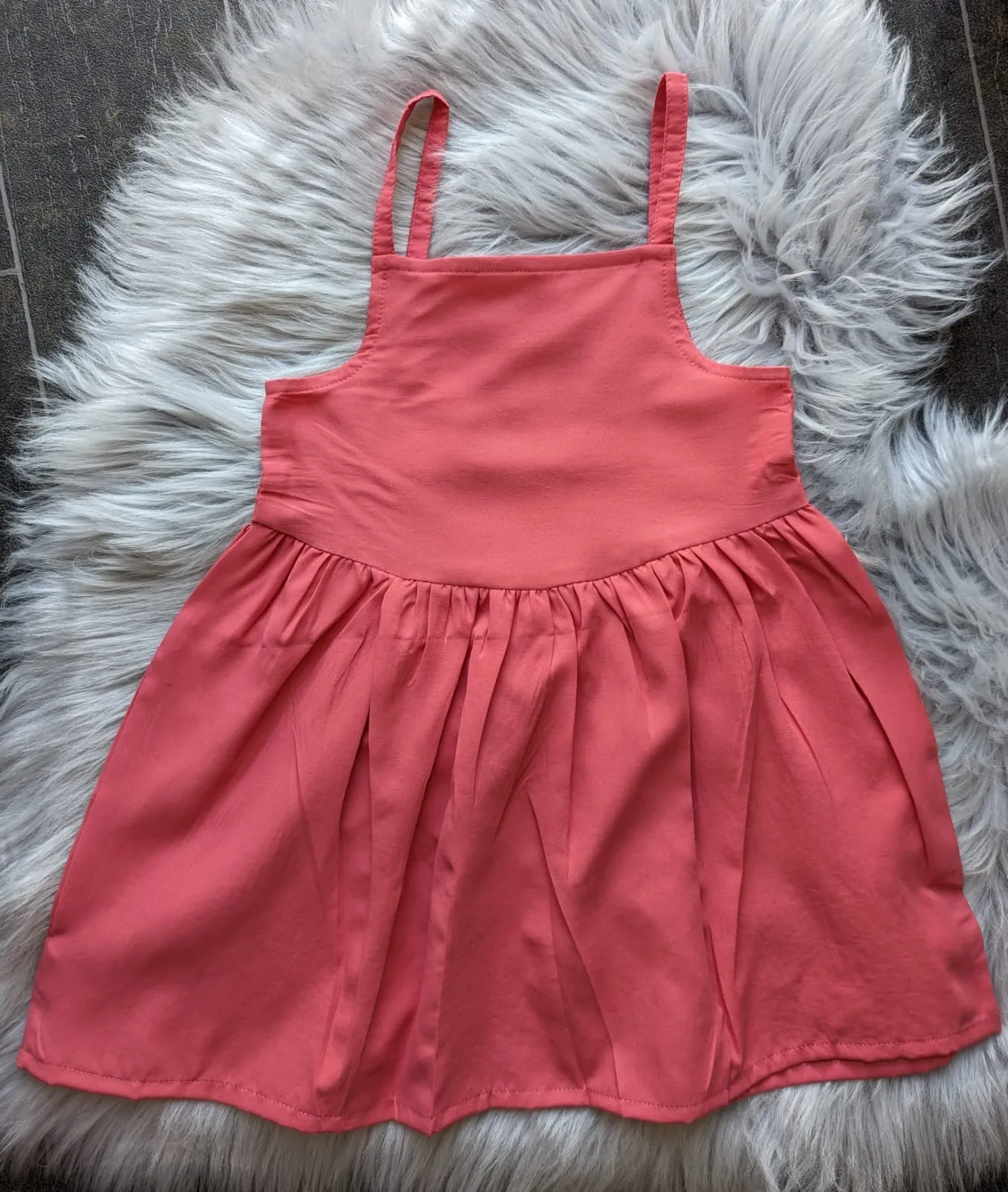 Kids personalised strappy summer dress - various colours