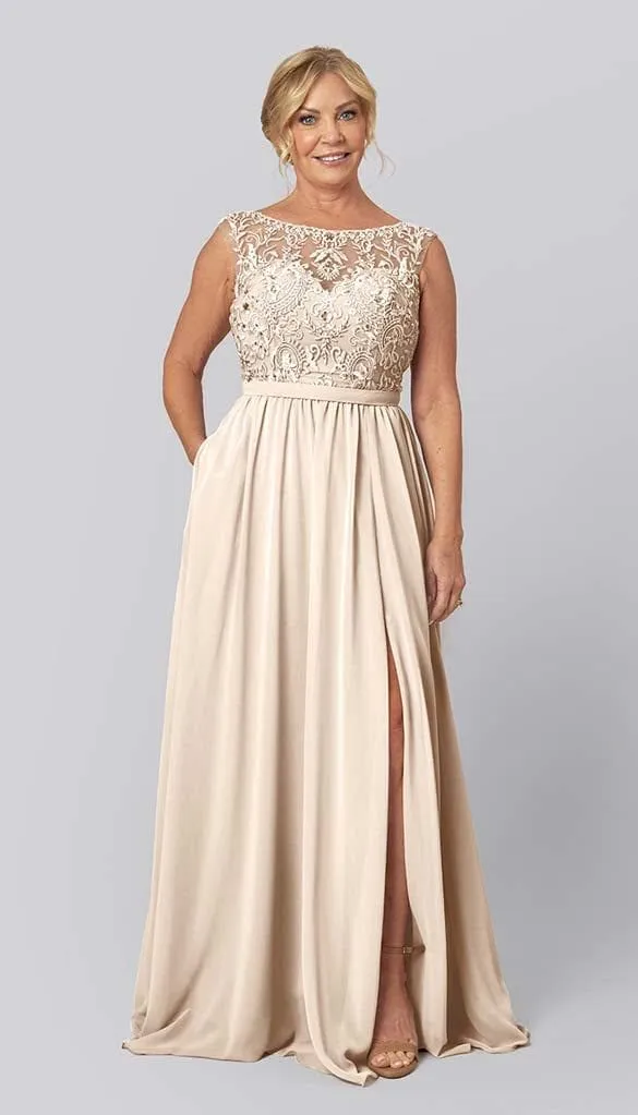 Kinsley - Beaded Mother of the Bride Dress