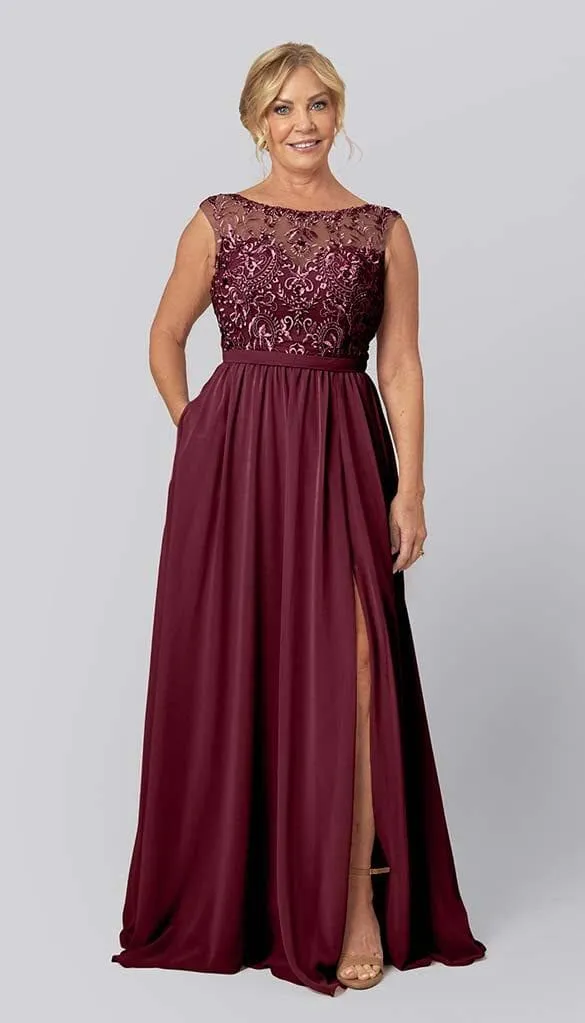 Kinsley - Beaded Mother of the Bride Dress