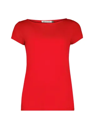 Kylie LENZING™ ECOVERO™ Top | Crimson Red