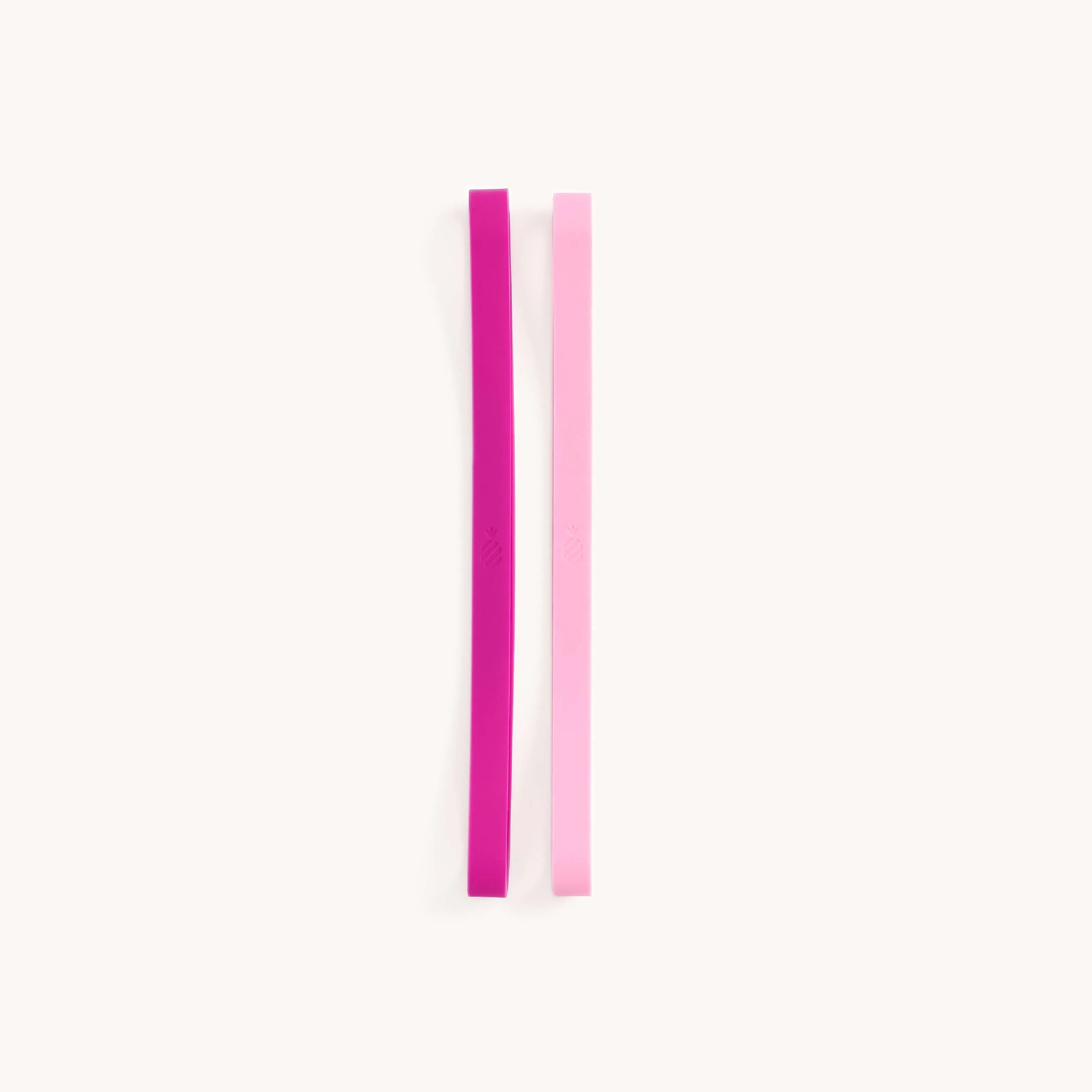 Large Stretchy Band Set - Blush & Raspberry