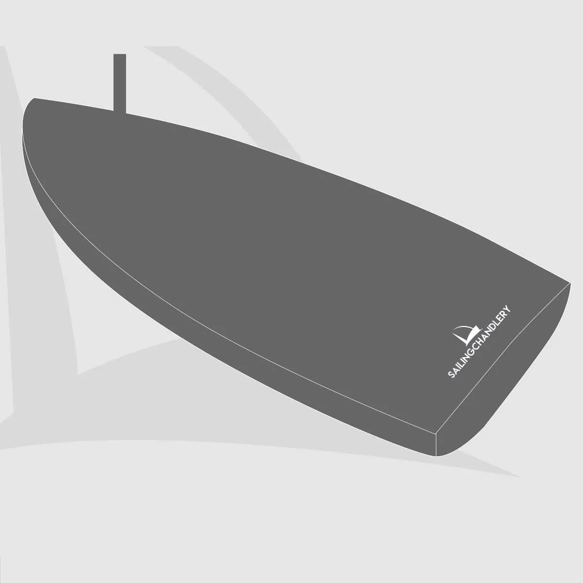 Laser Bahia Flat Boat Cover - PVC Grey
