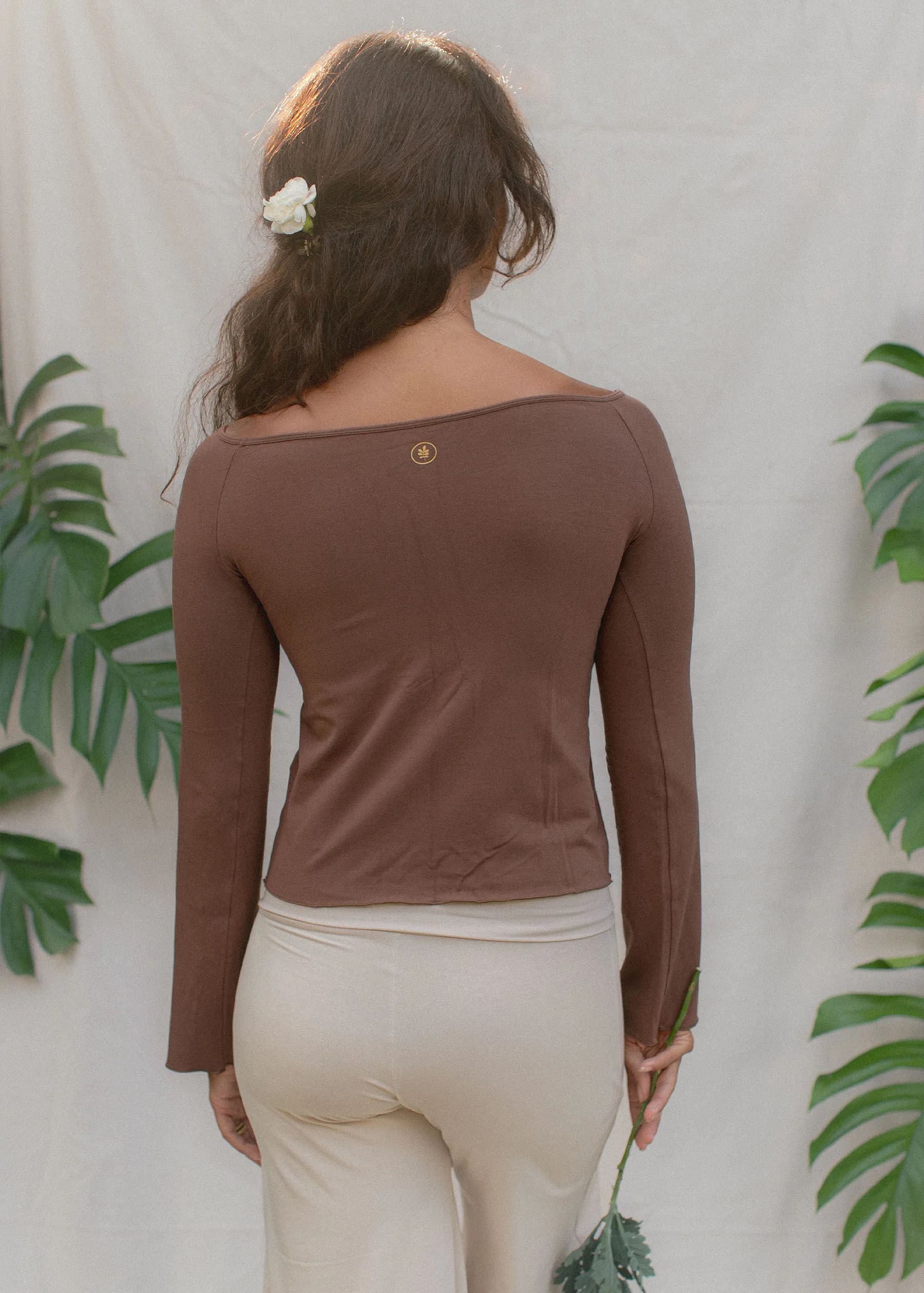 Layla Longsleeve Chocolate