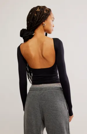 Low Back Seamless Longsleeve