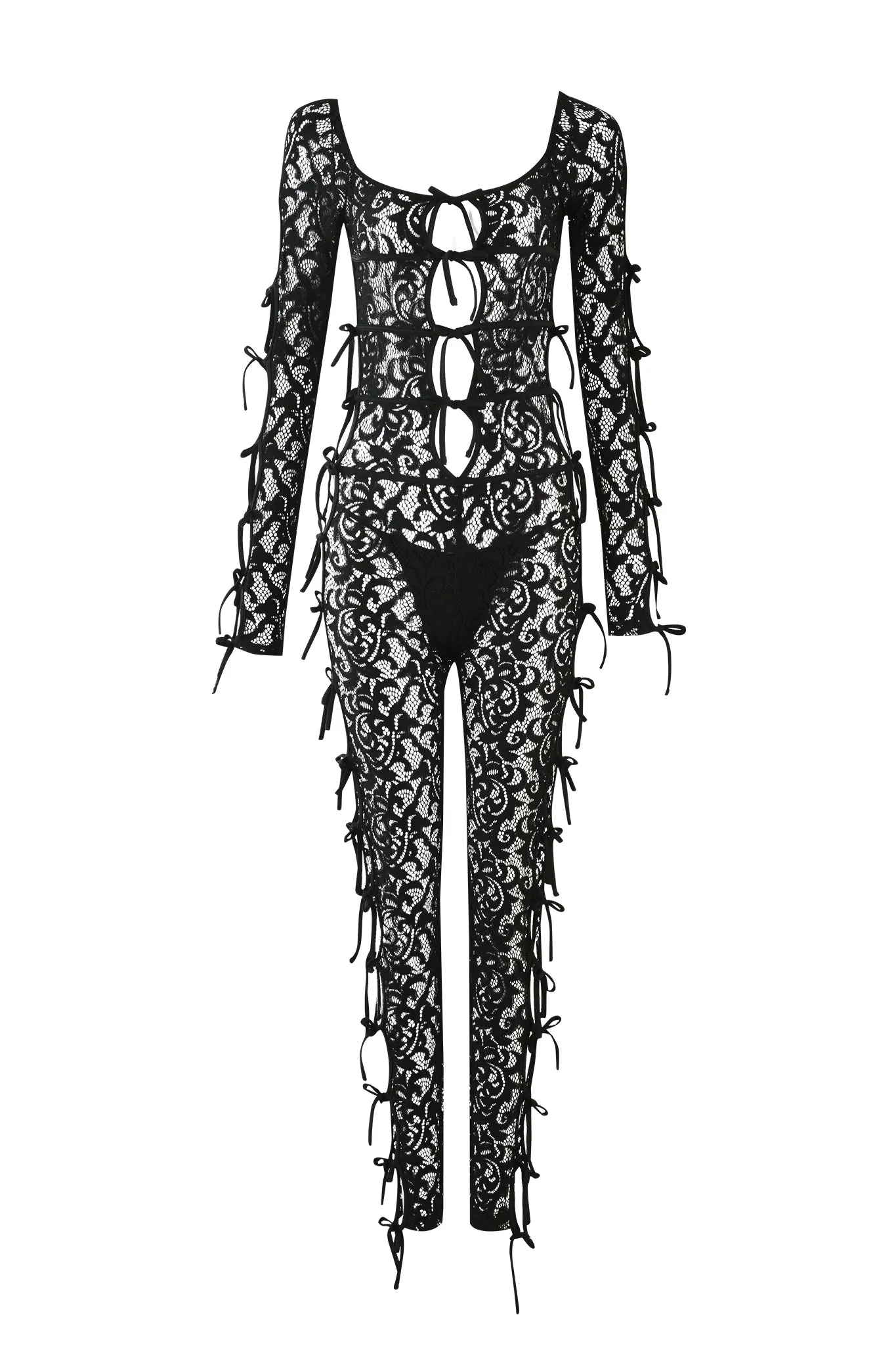 LYSANDRA CATSUIT - BLACK