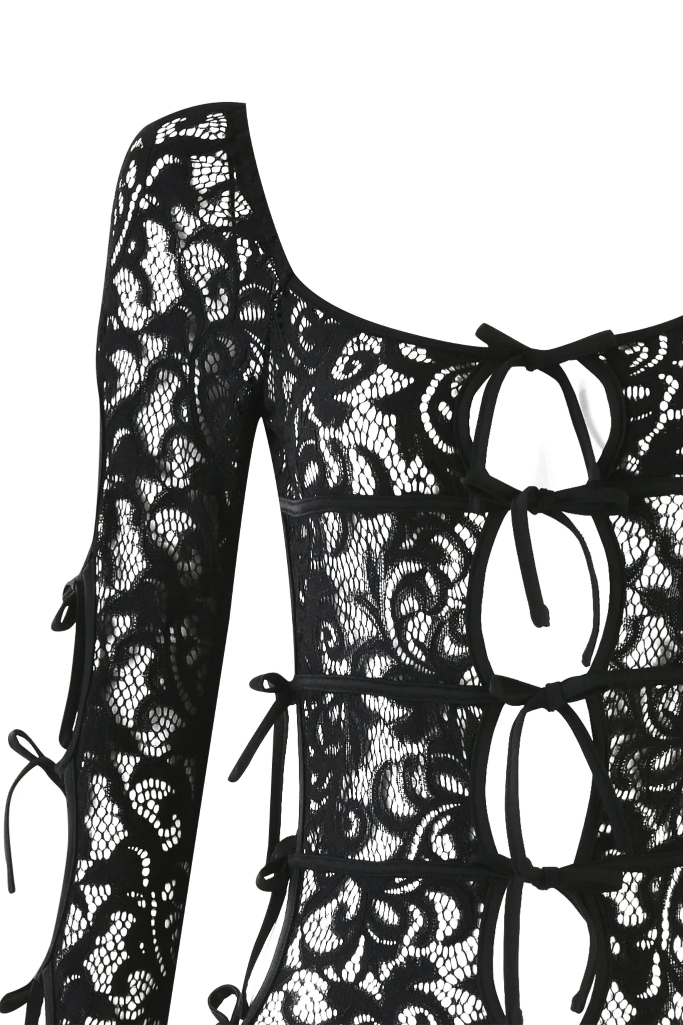 LYSANDRA CATSUIT - BLACK