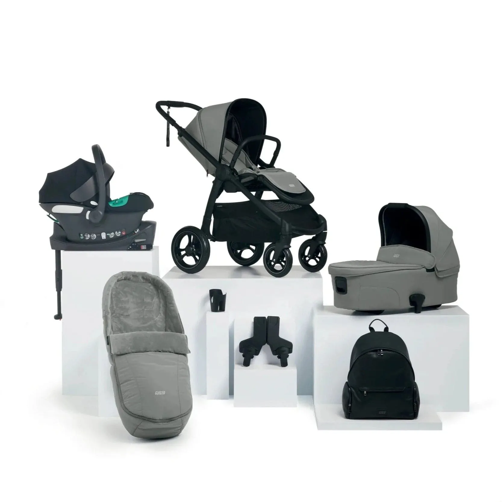 Mamas & Papas Ocarro (Aton B2) Travel System - Flint