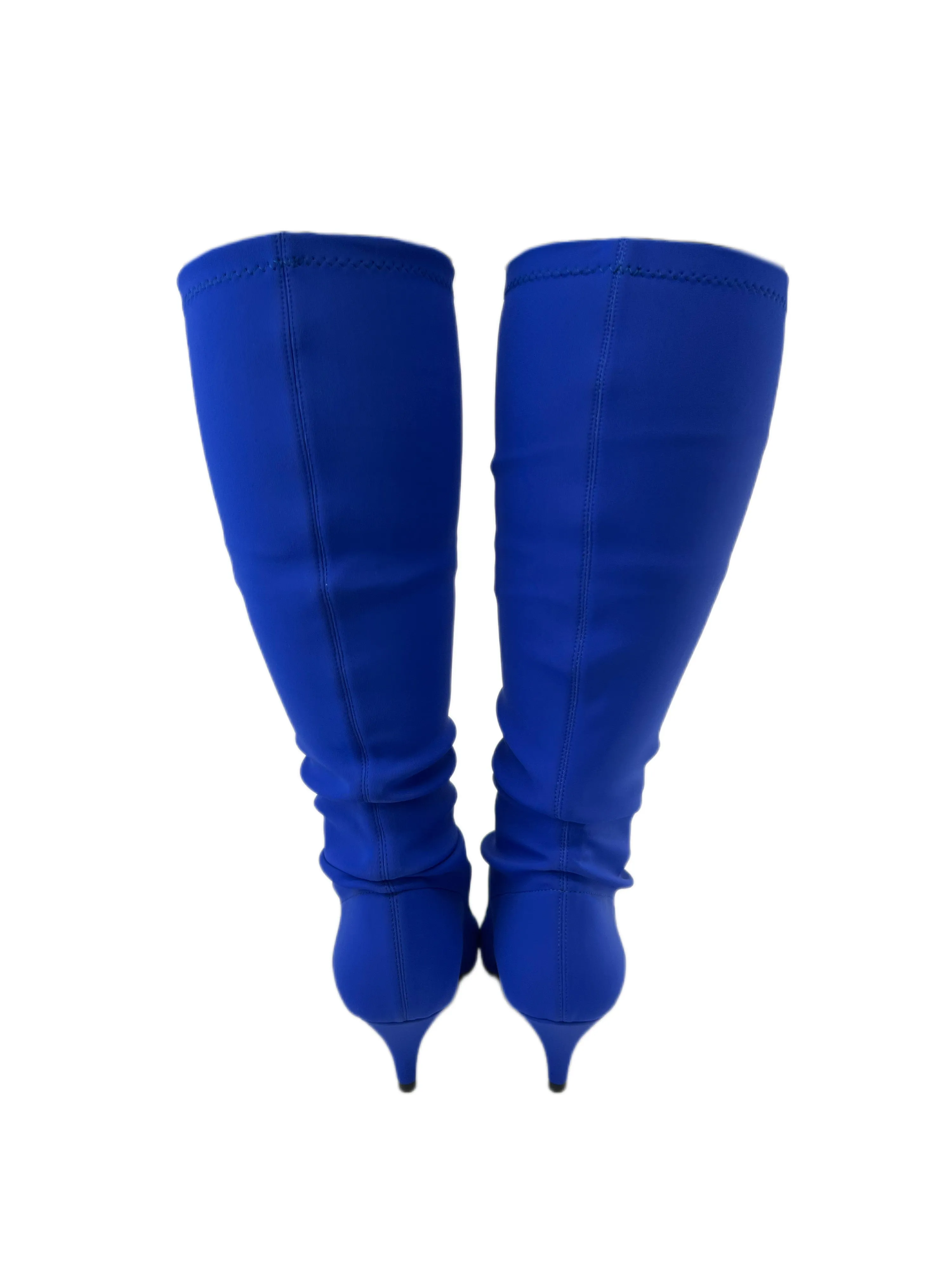 Marina Rinaldi Women's Bluette Lindsay Kitten Heel Stretchy Knee Boots NWB