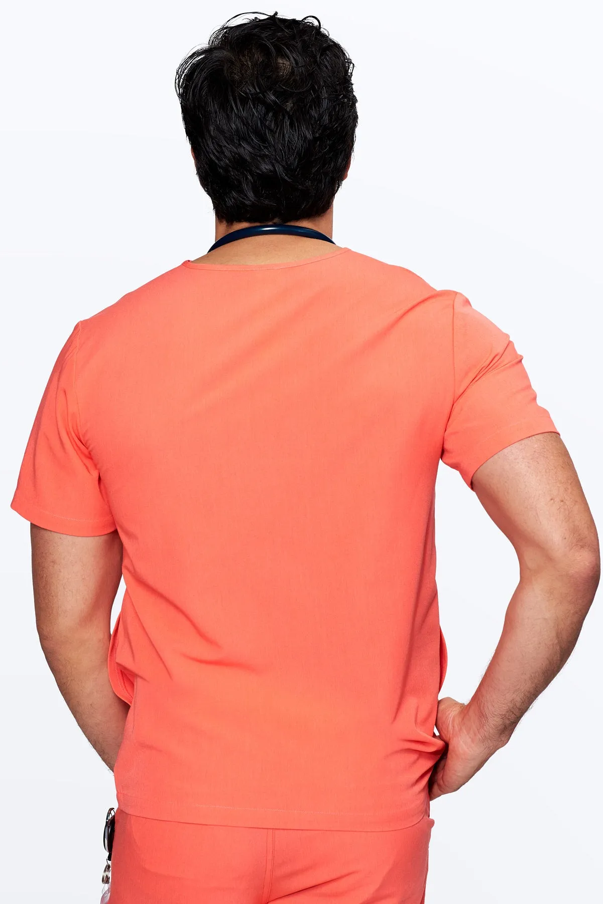 Men's 3-Pocket Scrub Top
