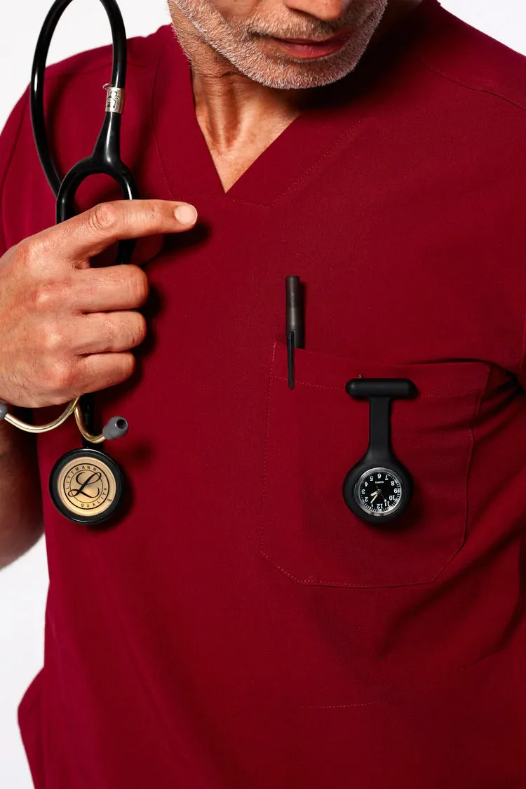 Men's 3-Pocket Scrub Top