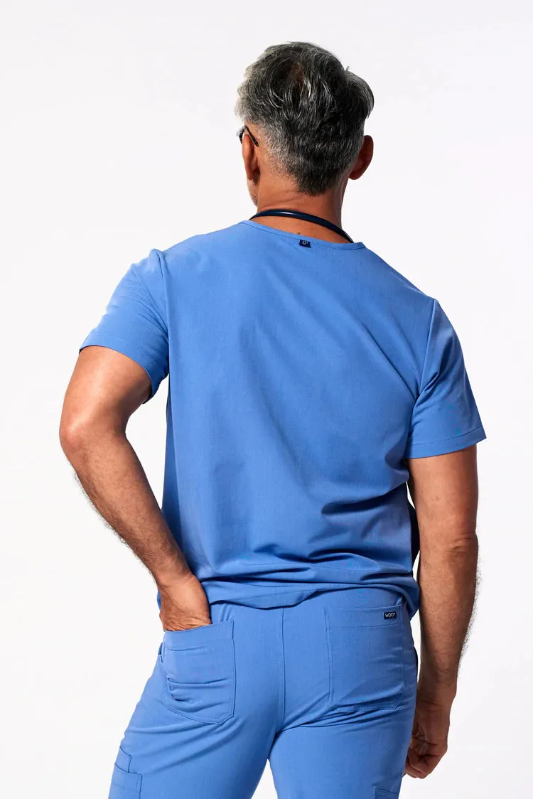 Men's 3-Pocket Scrub Top
