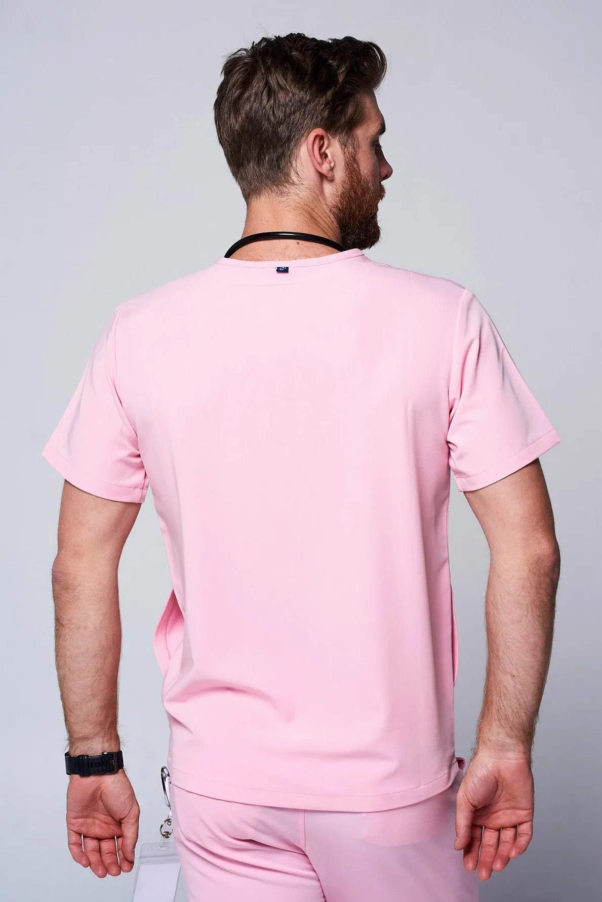 Men's 3-Pocket Scrub Top