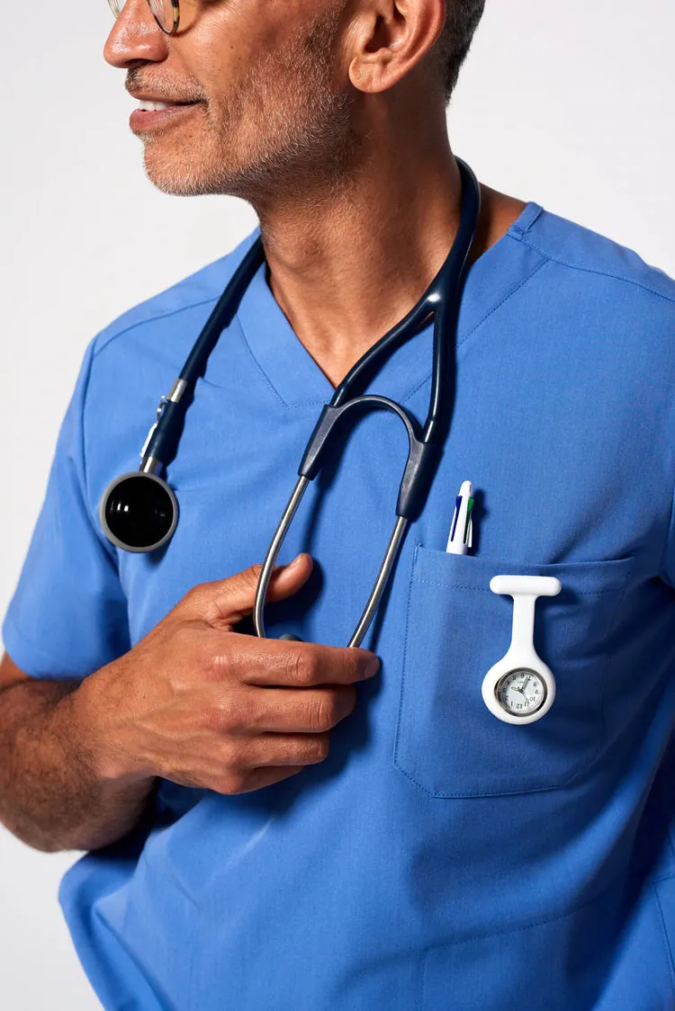 Men's 3-Pocket Scrub Top