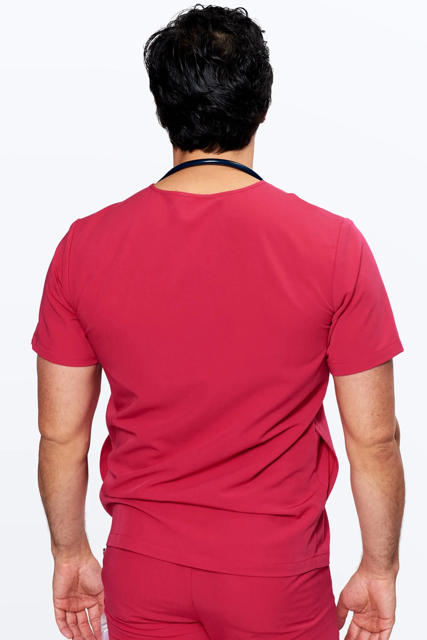 Men's 3-Pocket Scrub Top