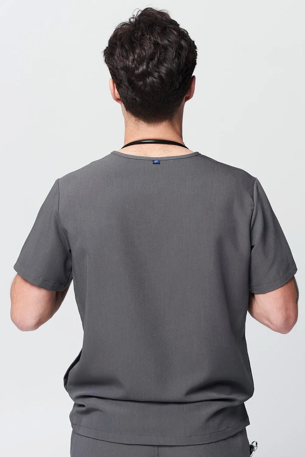 Men's 3-Pocket Scrub Top