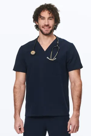 Men's 3-Pocket Scrub Top