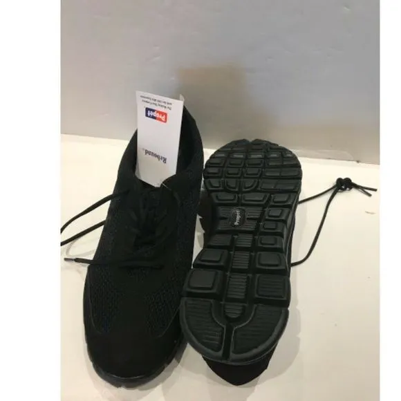 Mens Propet Rebound Black Walker Size 8 1/2 3E NEW