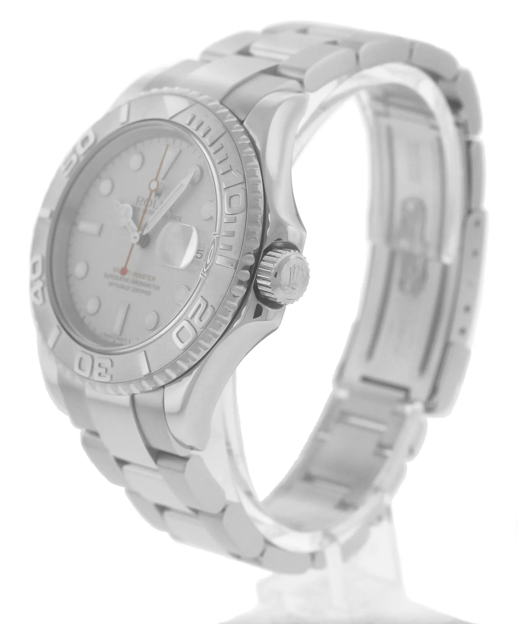 Men's Rolex Yacht-Master 16622 Stainless Steel Platinum Rolesium 40mm Date Watch