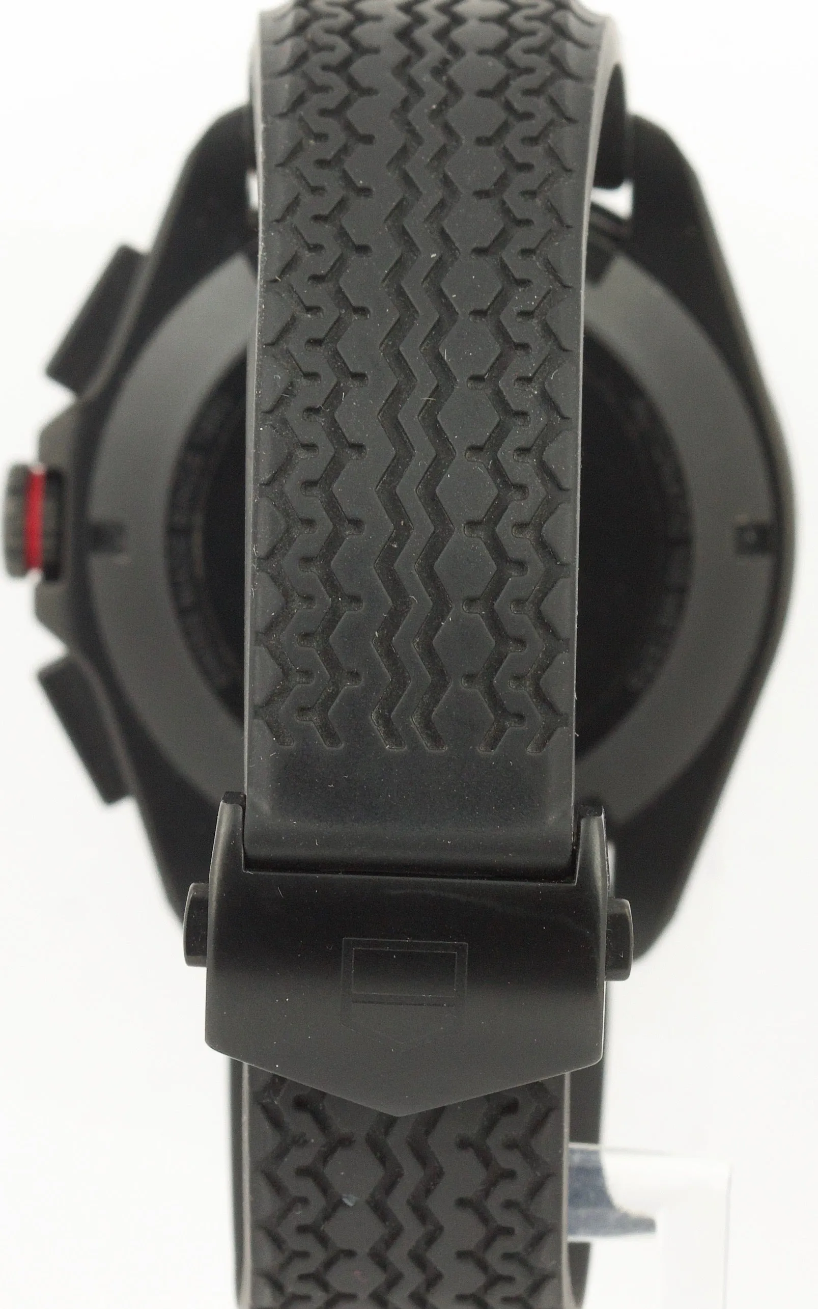 Men's Tag Heuer Ayrtron Chrono Senna Edition CBB2080 43mm Black Titanium Watch