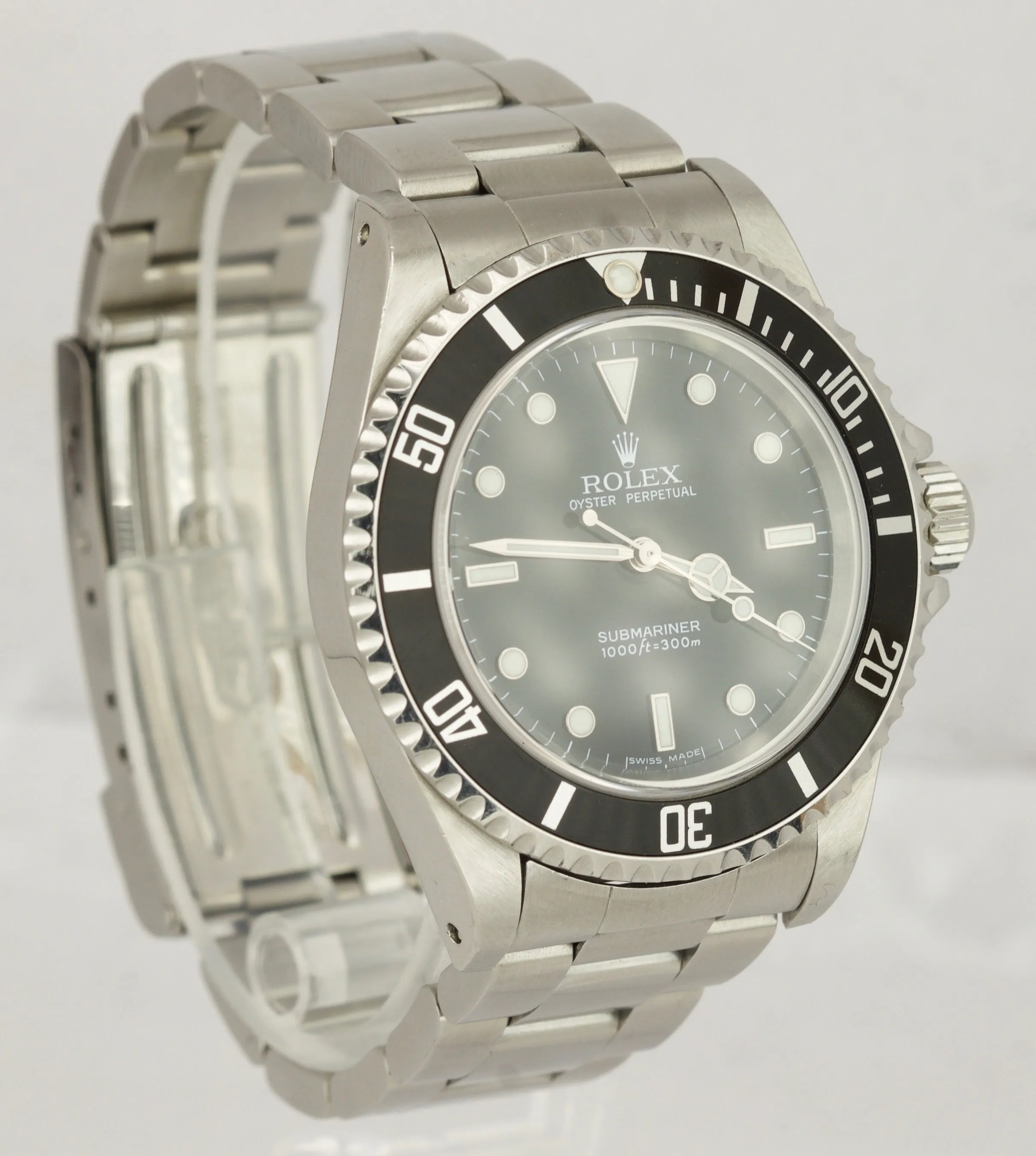 MINT 2001 Rolex Submariner No-Date 14060 M P Black Dive 40mm Stainless Watch