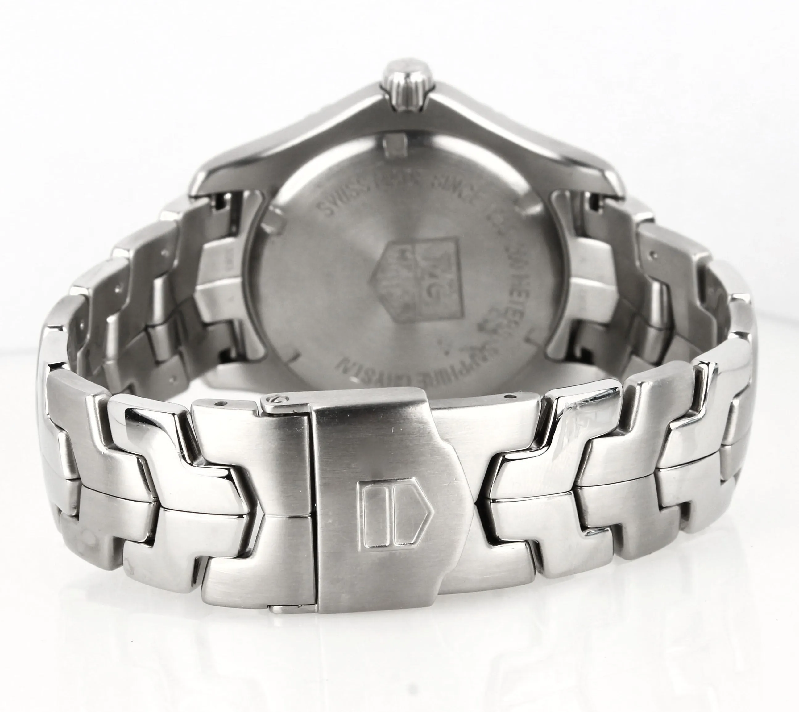 MINT TAG Heuer Link Factory Diamond Black 40mm Quartz Date Stainless WJ1117-0
