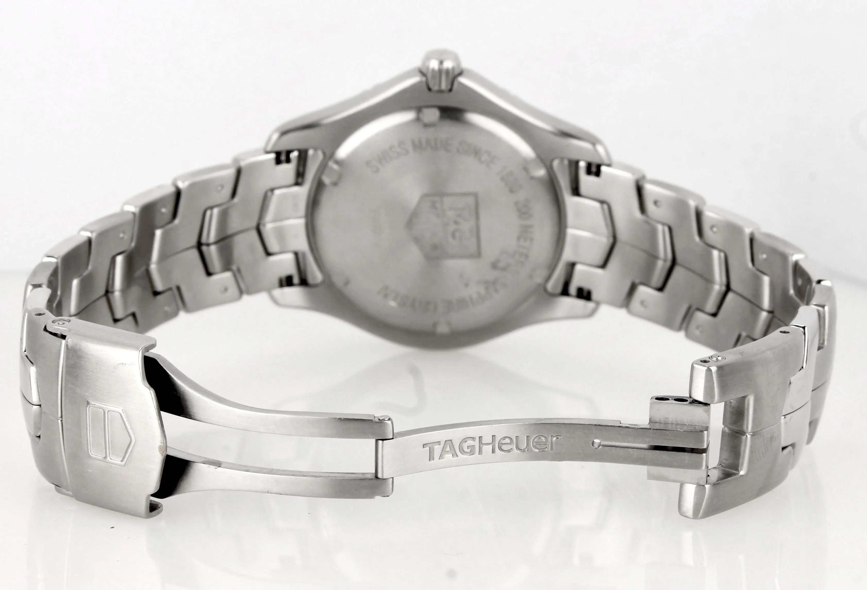 MINT TAG Heuer Link Factory Diamond Black 40mm Quartz Date Stainless WJ1117-0