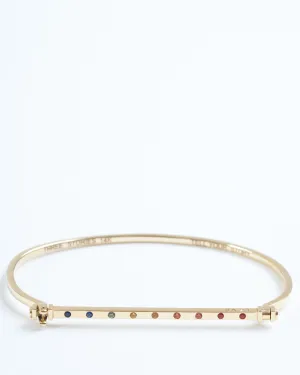 narrow love flip bangle