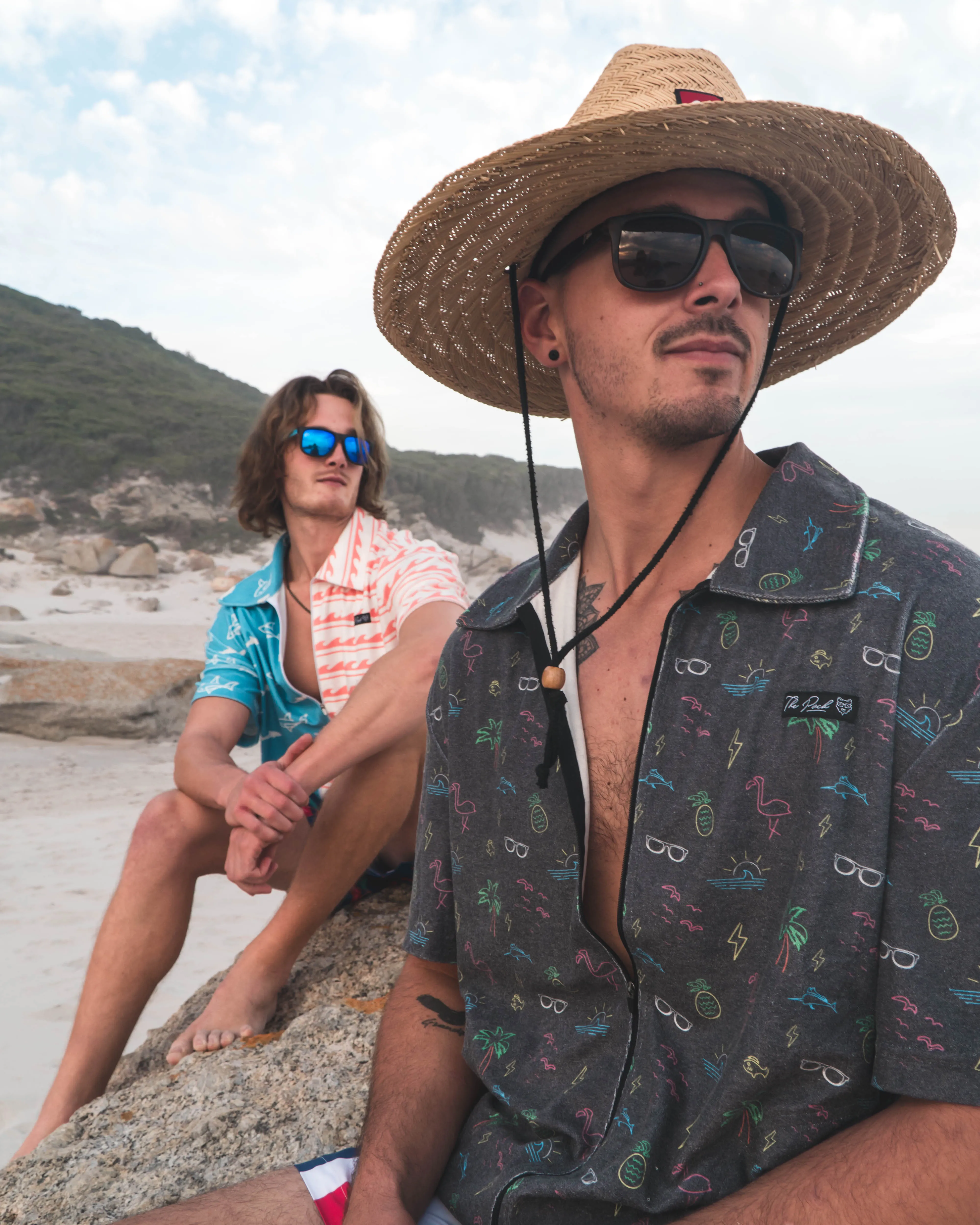 Neon Paradise TerryButter Zip
