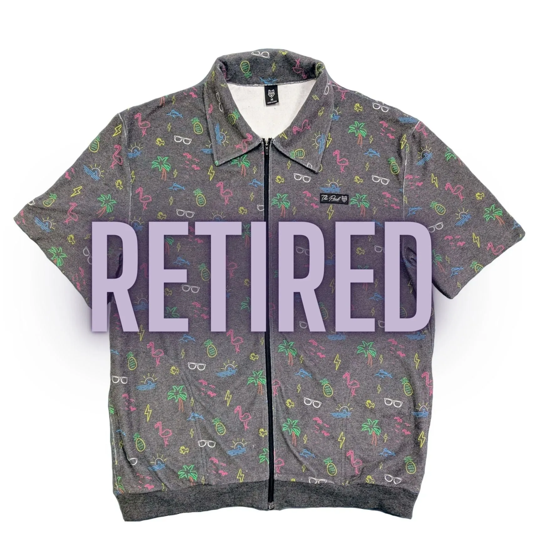 Neon Paradise TerryButter Zip