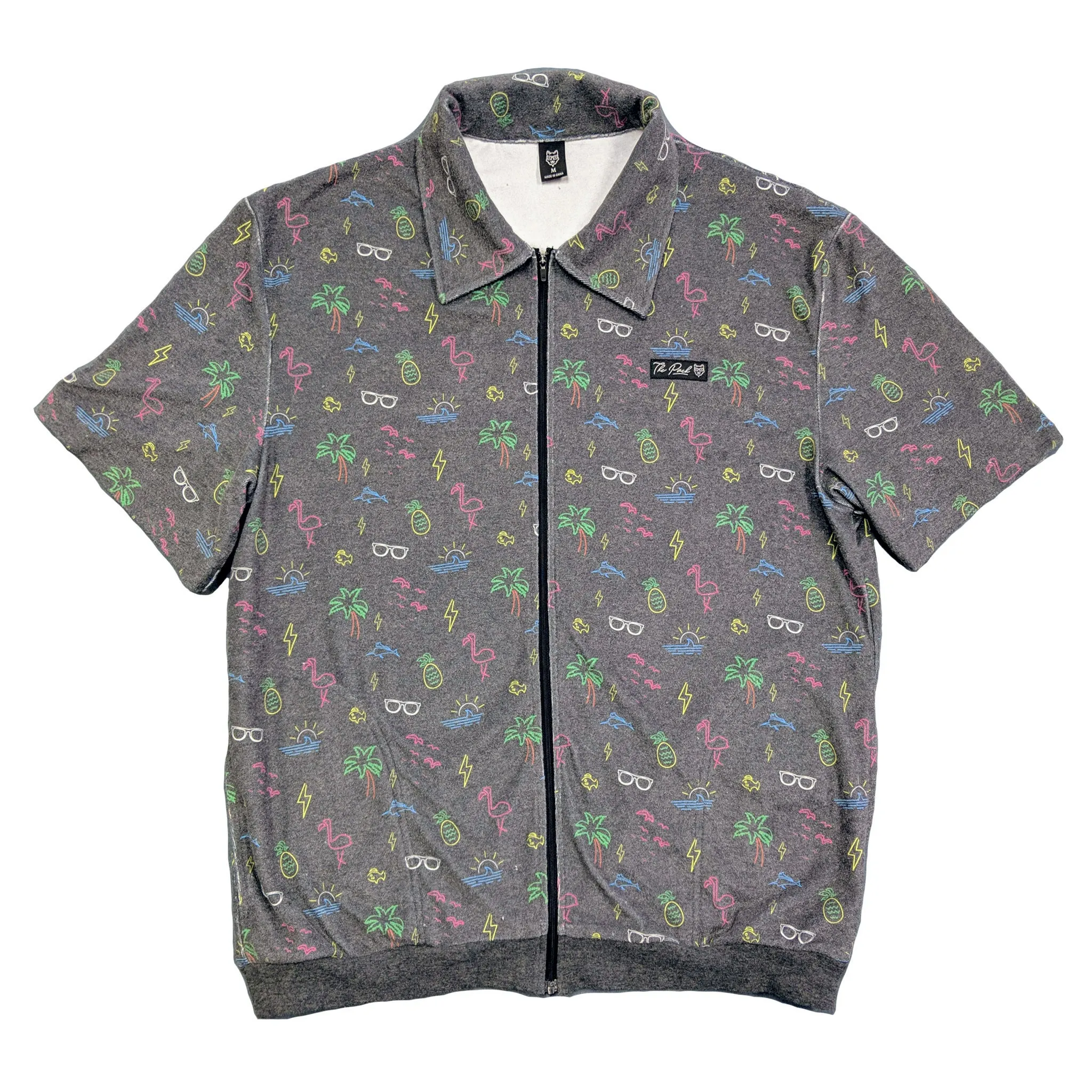Neon Paradise TerryButter Zip