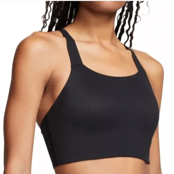 New Nike Swoosh Luxe strappy back padded sports bra