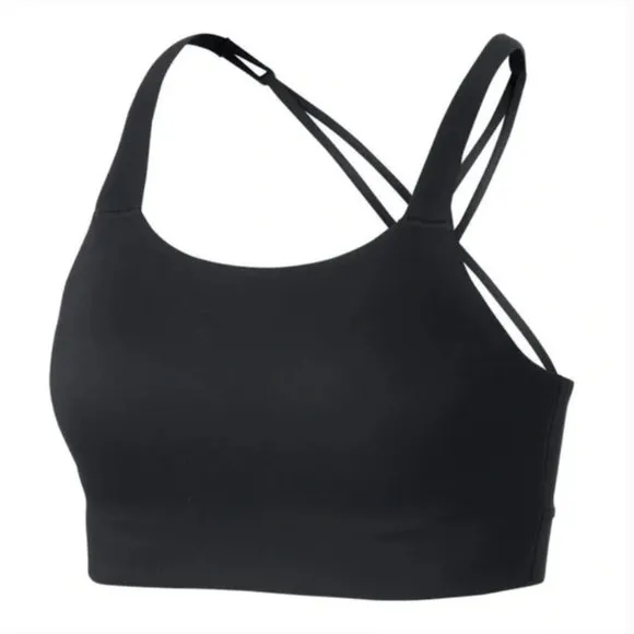 New Nike Swoosh Luxe strappy back padded sports bra