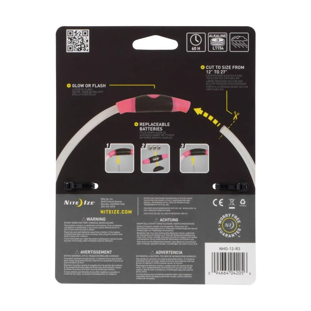 Nite Ize NiteHowl LED Safety Necklace - Tie Dye Pink