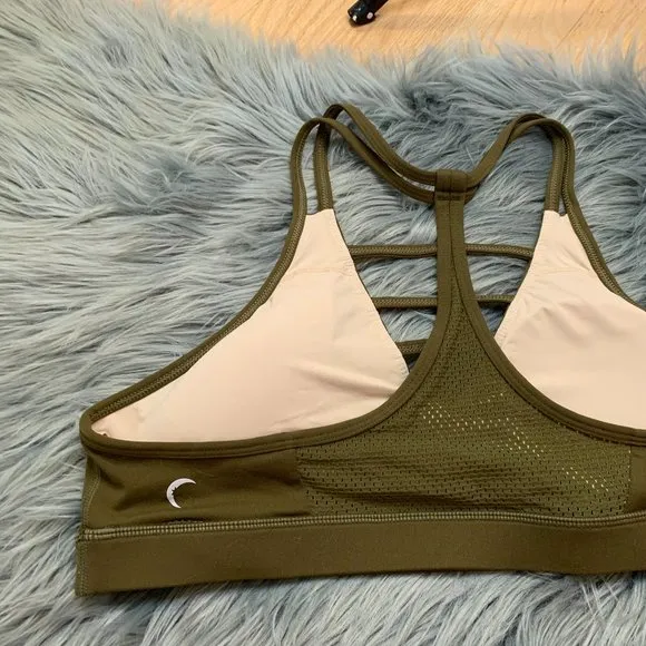 NWOT ZYIA Athletic‎ Grid Sports Bra, Olive XXXL